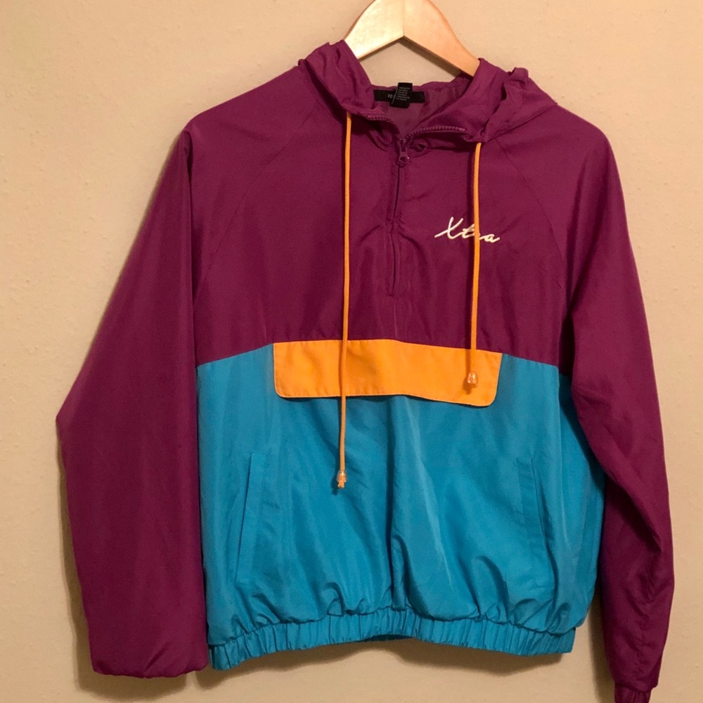 Forever 21  Pullover Windbreaker Jacket. - Picture 3 of 4